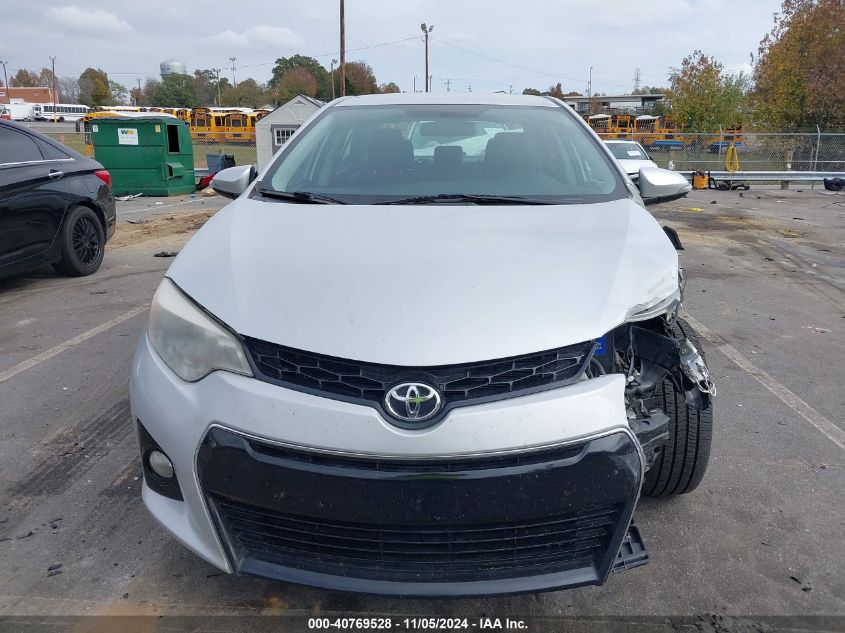 2014 Toyota Corolla S Plus VIN: 2T1BURHE0EC076882 Lot: 40769528