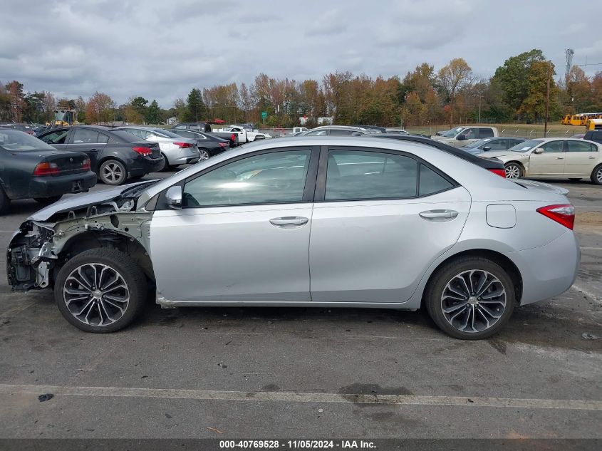 2014 Toyota Corolla S Plus VIN: 2T1BURHE0EC076882 Lot: 40769528