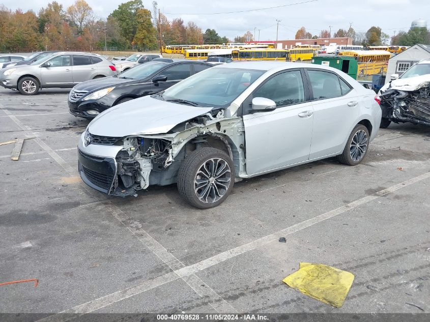 2014 Toyota Corolla S Plus VIN: 2T1BURHE0EC076882 Lot: 40769528