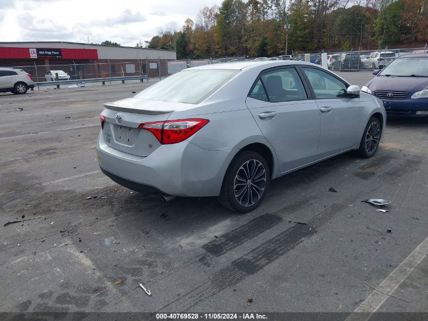 2014 Toyota Corolla S Plus VIN: 2T1BURHE0EC076882 Lot: 40769528