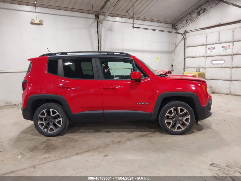 2016 Jeep Renegade Latitude VIN: ZACCJBBT2GPD26836 Lot: 40769531