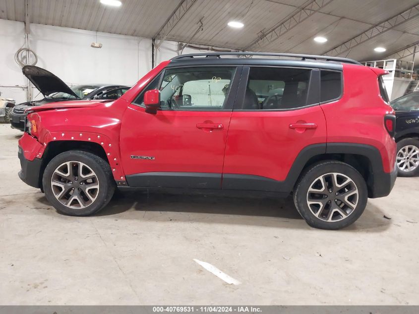 2016 Jeep Renegade Latitude VIN: ZACCJBBT2GPD26836 Lot: 40769531