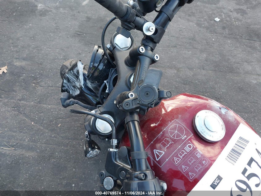 2022 TRIUMPH MOTORCYCLE BONNEVILLE BOBBER - SMTD53HL9NTBB4815