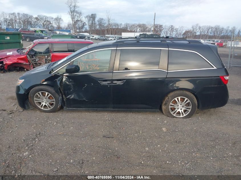 2011 Honda Odyssey Ex-L VIN: 5FNRL5H65BB091498 Lot: 40769595