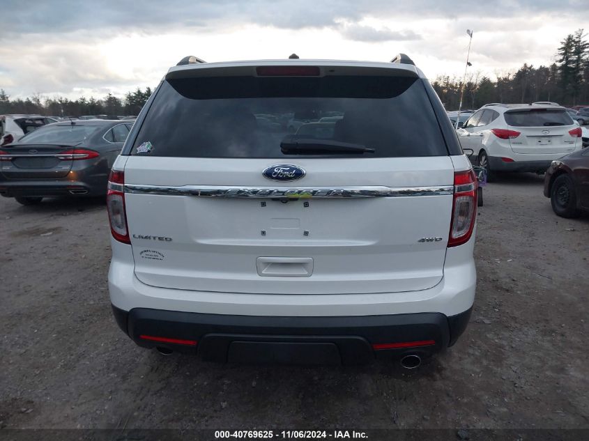 2014 Ford Explorer Limited VIN: 1FM5K8F89EGA05350 Lot: 40769625