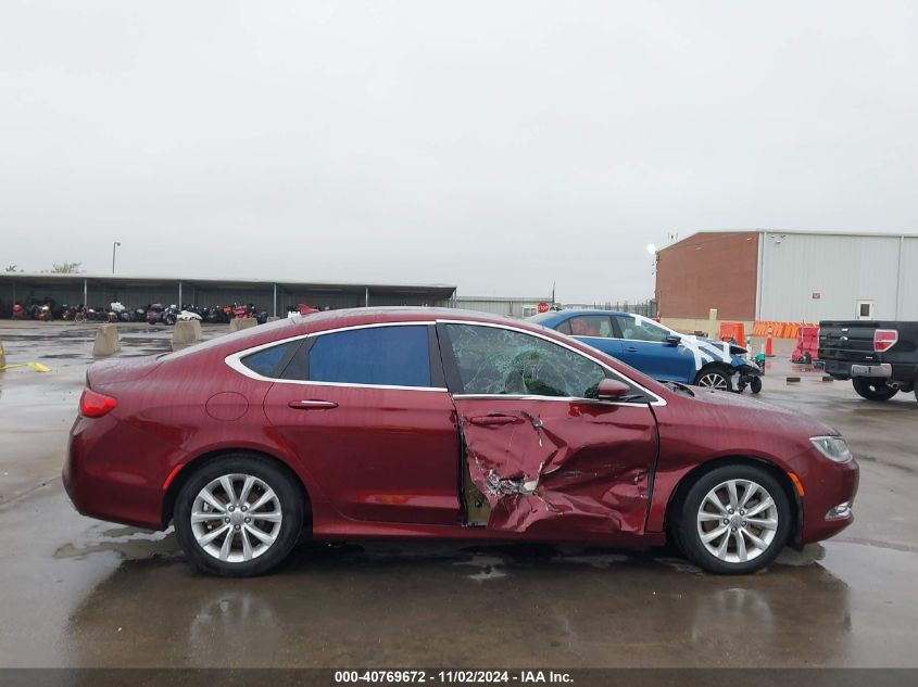 2015 Chrysler 200 C VIN: 1C3CCCCG1FN618457 Lot: 40769672