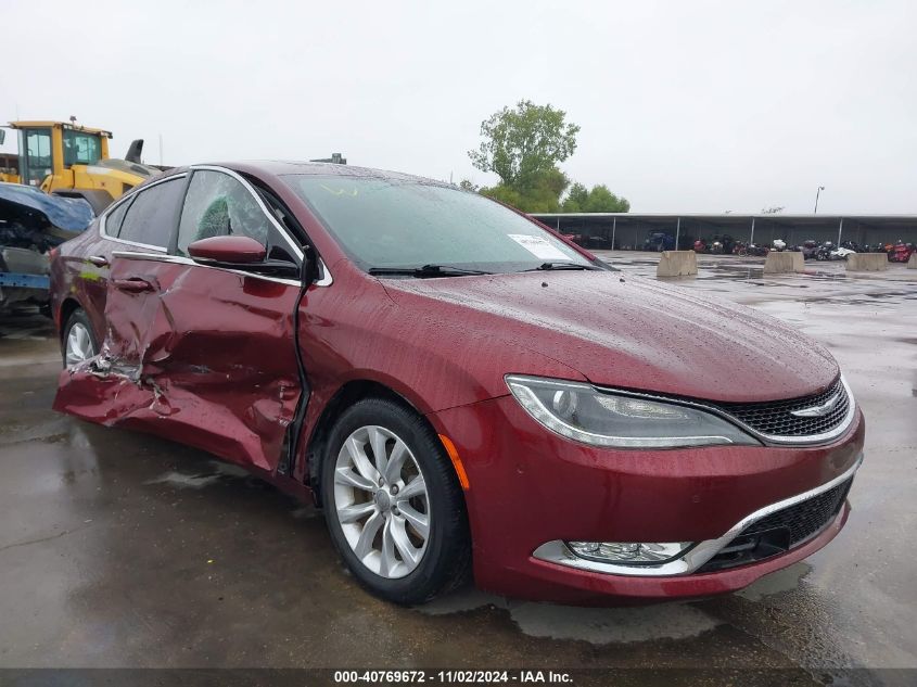 2015 Chrysler 200 C VIN: 1C3CCCCG1FN618457 Lot: 40769672