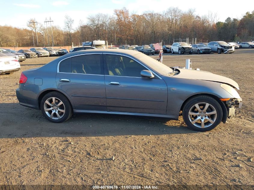 2005 Infiniti G35X VIN: JNKCV51F45M305286 Lot: 40769676