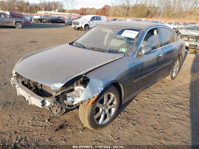 2005 Infiniti G35X VIN: JNKCV51F45M305286 Lot: 40769676