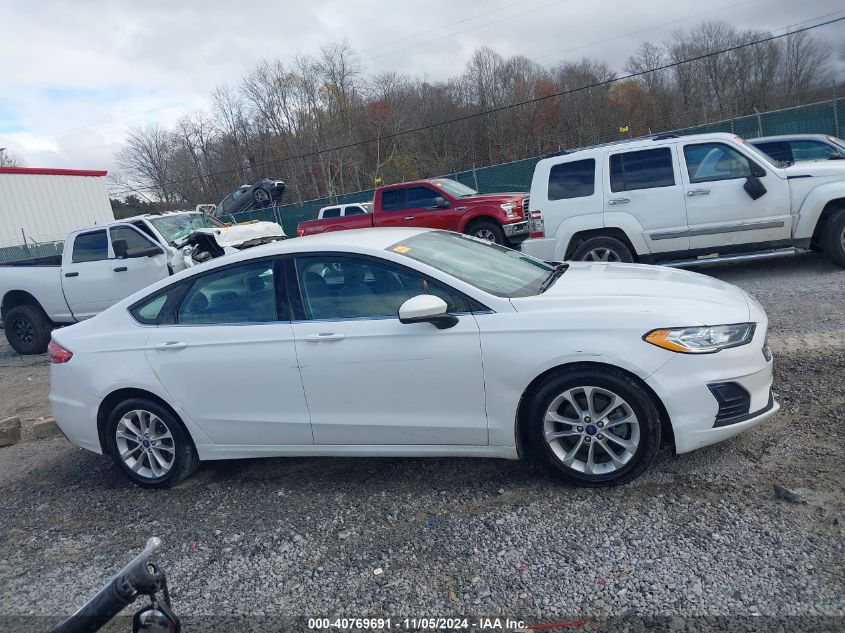 2019 Ford Fusion Se VIN: 3FA6P0HD3KR249642 Lot: 40769691