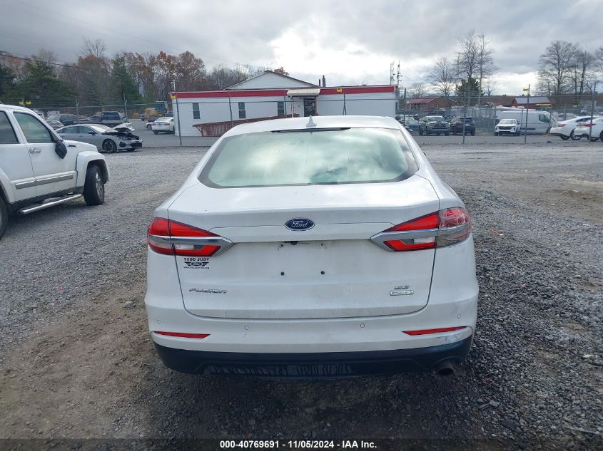 2019 Ford Fusion Se VIN: 3FA6P0HD3KR249642 Lot: 40769691