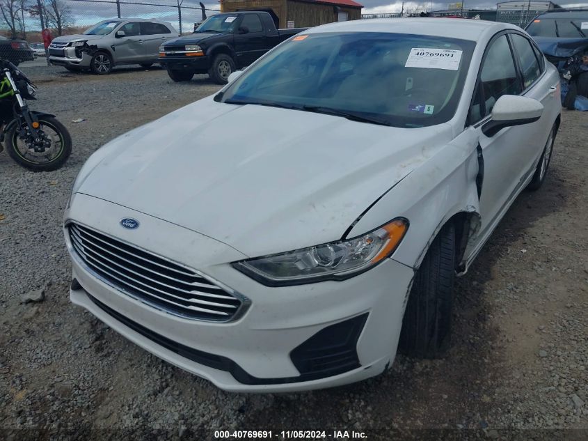 2019 Ford Fusion Se VIN: 3FA6P0HD3KR249642 Lot: 40769691