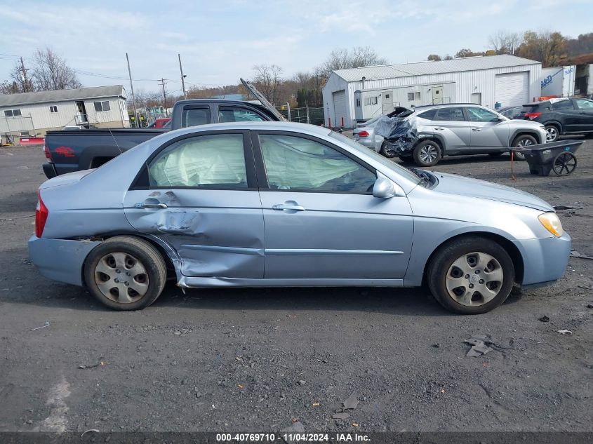 2005 Kia Spectra Ex/Lx/Sx VIN: KNAFE121855168306 Lot: 40769710