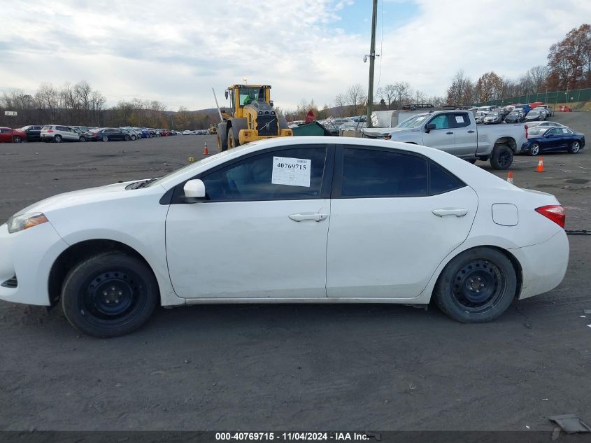 2018 Toyota Corolla Le VIN: 2T1BURHE1JC987717 Lot: 40769715