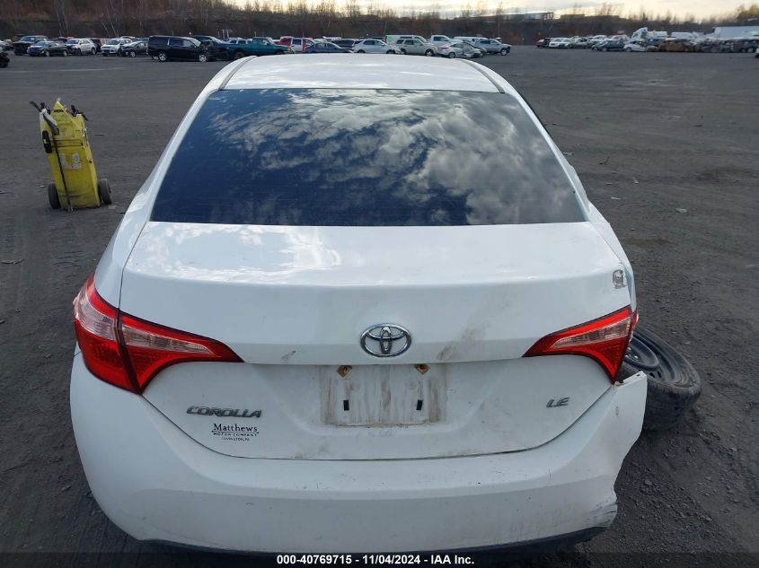 2018 Toyota Corolla Le VIN: 2T1BURHE1JC987717 Lot: 40769715