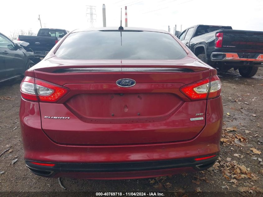 2016 Ford Fusion Se VIN: 3FA6P0H98GR254550 Lot: 40769718