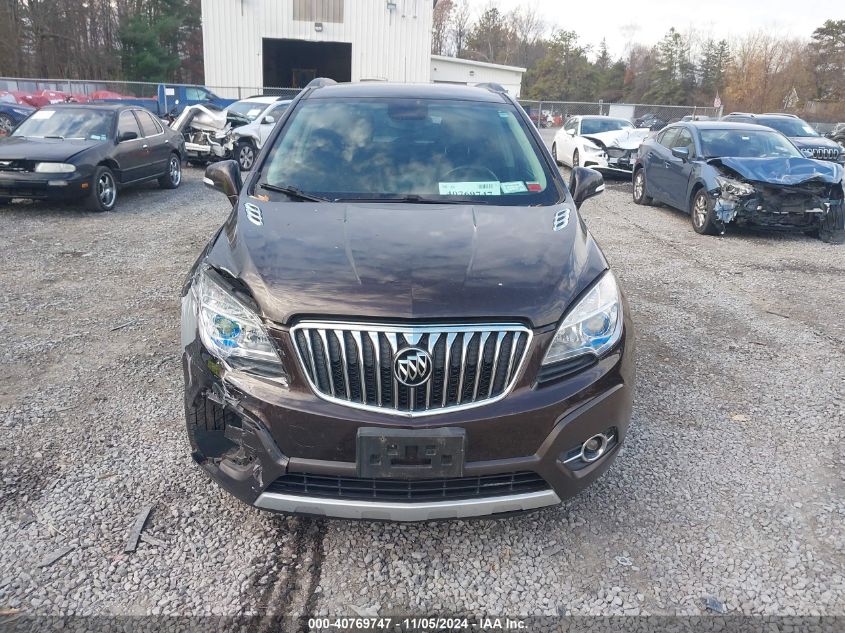 2015 Buick Encore Convenience VIN: KL4CJBSBXFB246324 Lot: 40769747