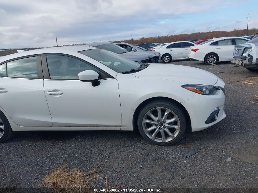 2014 Mazda Mazda3 S Touring VIN: JM1BM1L38E1205866 Lot: 40769862