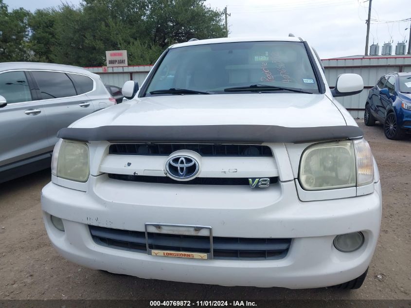 2007 Toyota Sequoia Sr5 V8 VIN: 5TDZT34A17S289318 Lot: 40769872