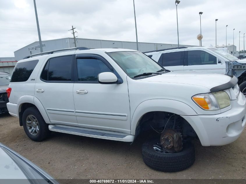 2007 Toyota Sequoia Sr5 V8 VIN: 5TDZT34A17S289318 Lot: 40769872