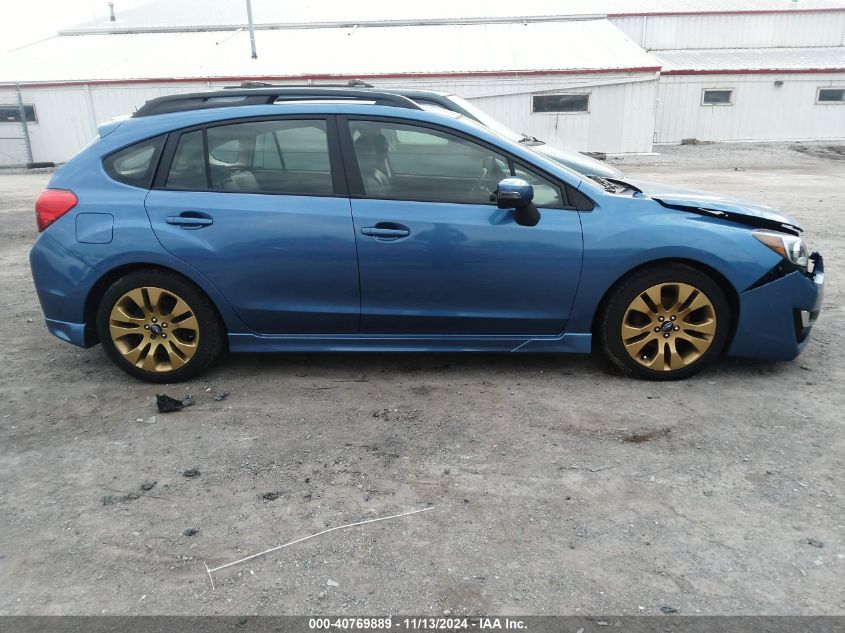 2015 SUBARU IMPREZA 2.0I SPORT LIMITED - JF1GPAV68F8312404