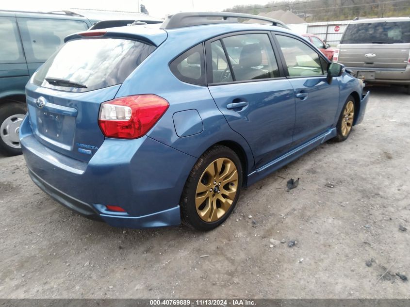 2015 SUBARU IMPREZA 2.0I SPORT LIMITED - JF1GPAV68F8312404