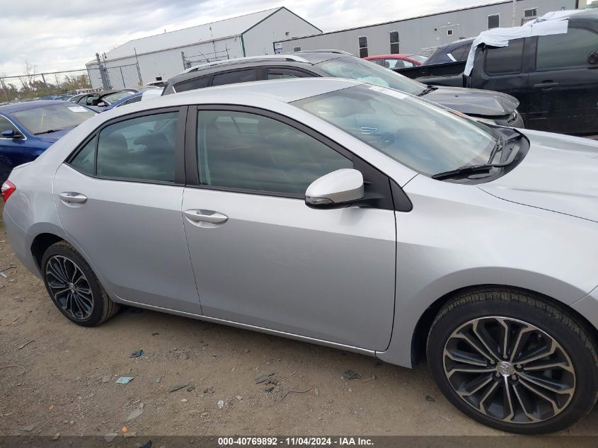 2015 Toyota Corolla S Plus VIN: 2T1BURHE9FC257870 Lot: 40769892