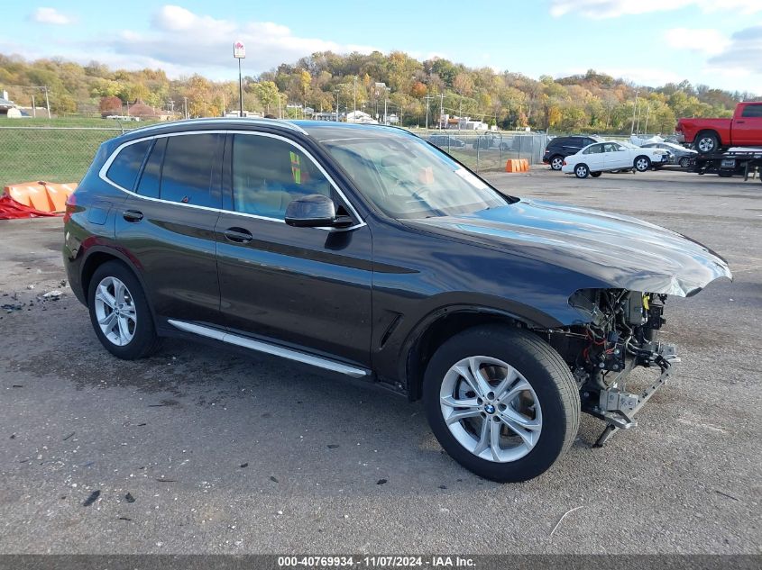 VIN 5UXTY5C01M9F33198 2021 BMW X3, Xdrive30I no.1