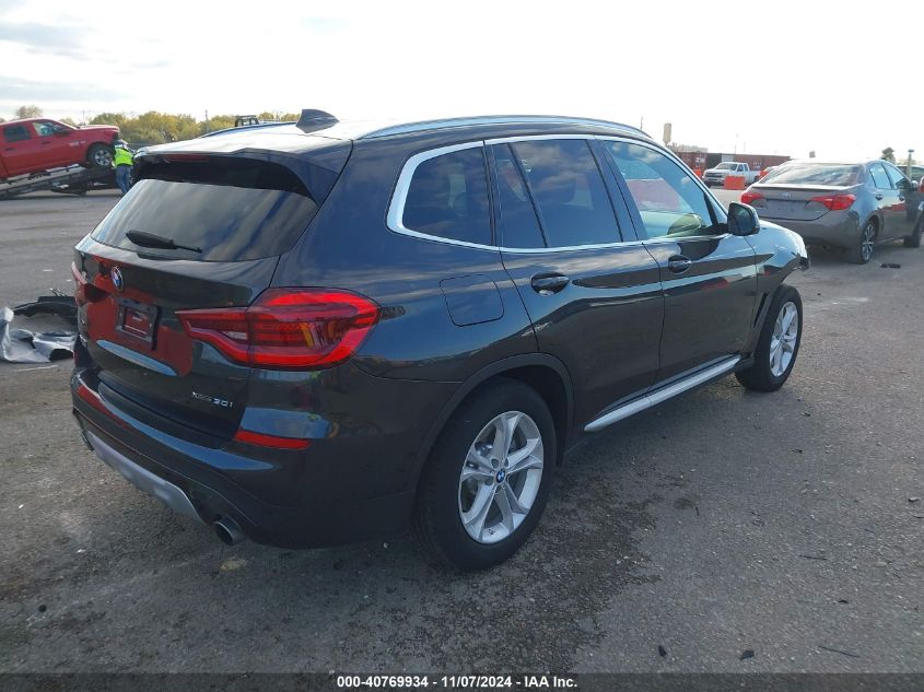 VIN 5UXTY5C01M9F33198 2021 BMW X3, Xdrive30I no.4