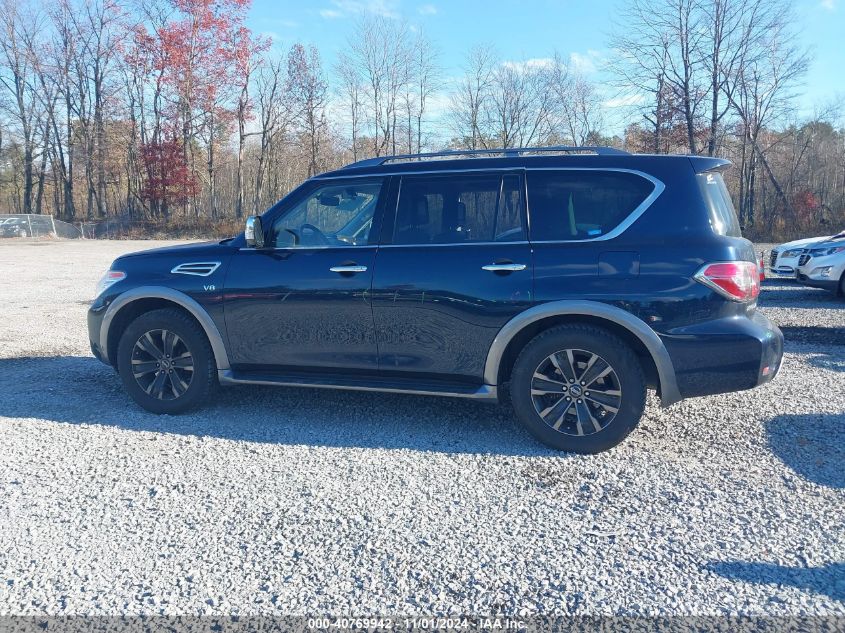 2018 Nissan Armada Platinum VIN: JN8AY2NE6J9731921 Lot: 40769942