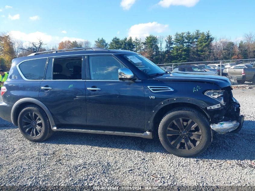 2018 Nissan Armada Platinum VIN: JN8AY2NE6J9731921 Lot: 40769942