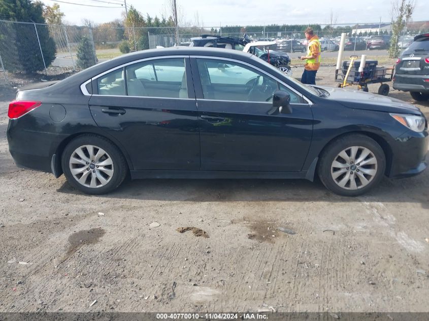 2015 Subaru Legacy 2.5I Premium VIN: 4S3BNBC66F3061768 Lot: 40770010