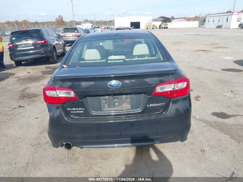 2015 Subaru Legacy 2.5I Premium VIN: 4S3BNBC66F3061768 Lot: 40770010