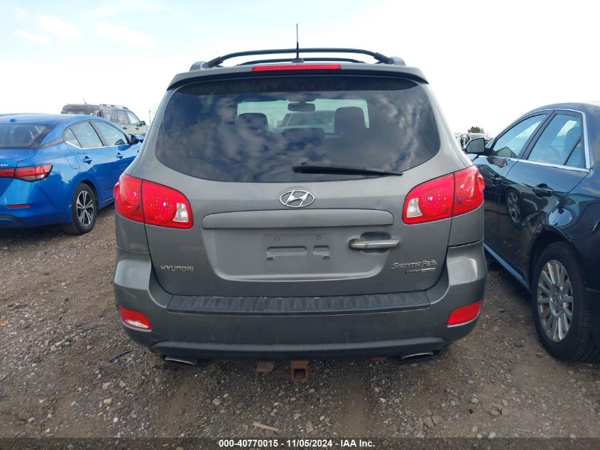 2009 Hyundai Santa Fe Limited VIN: 5NMSH73E79H294737 Lot: 40770015