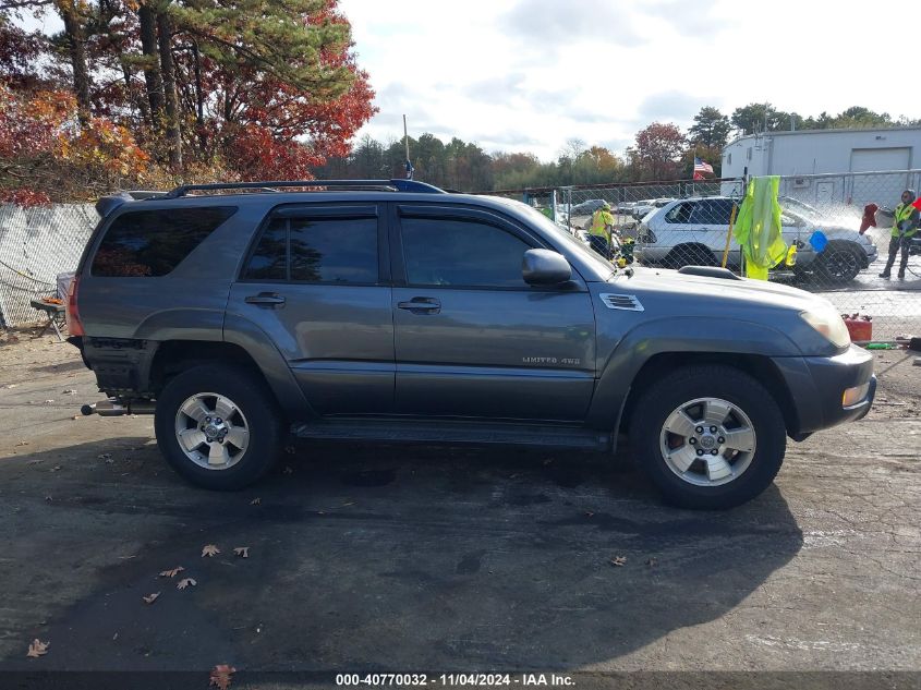 2005 Toyota 4Runner Limited V6 VIN: JTEBU17R550074881 Lot: 40770032