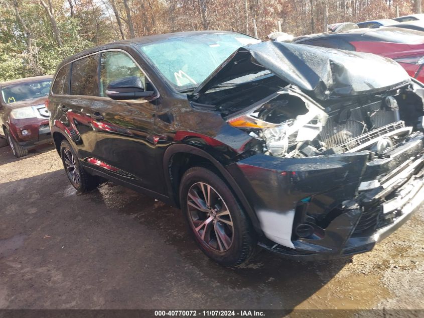 2019 Toyota Highlander Le VIN: 5TDZARFH6KS057017 Lot: 40770072