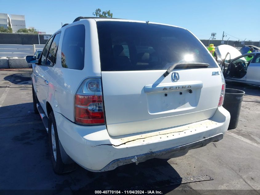 2005 Acura Mdx VIN: 2HNYD18635H558833 Lot: 40770104