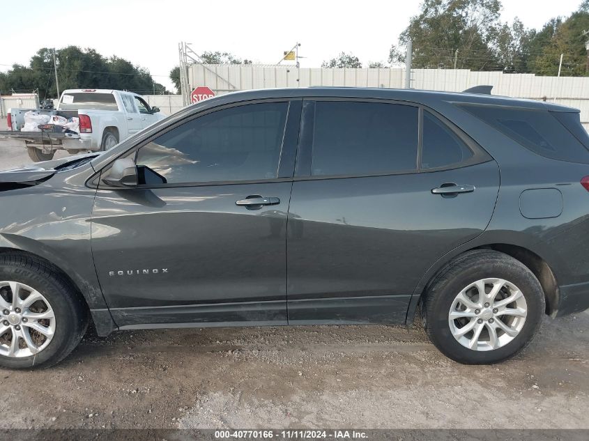 2018 Chevrolet Equinox Ls VIN: 2GNAXHEV1J6301749 Lot: 40770166