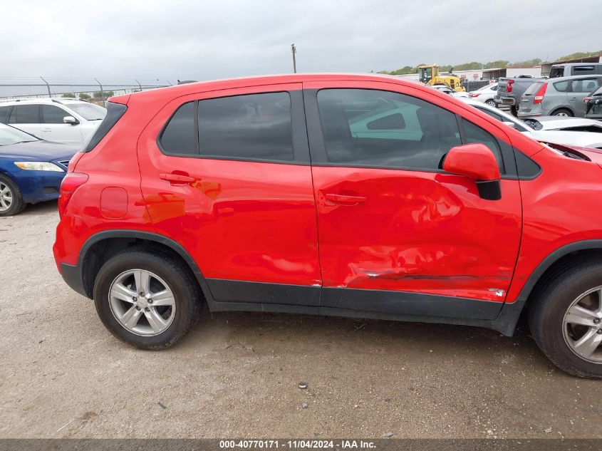 2020 Chevrolet Trax Fwd Ls VIN: KL7CJKSB4LB354131 Lot: 40770171