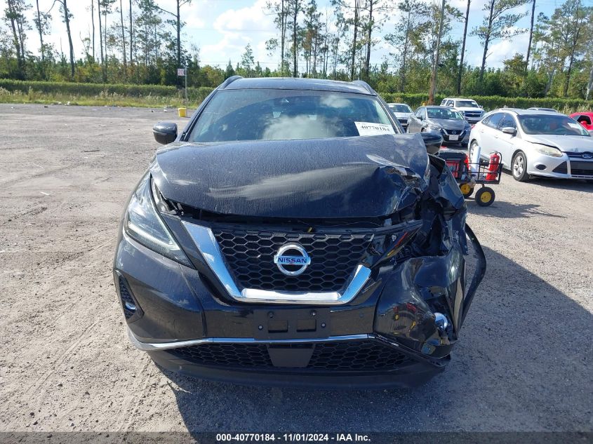 2022 Nissan Murano Sv Fwd VIN: 5N1AZ2BJ4NC121241 Lot: 40770184