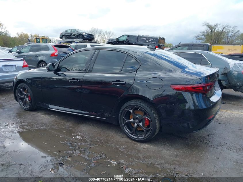 2020 Alfa Romeo Giulia Ti Sport Carbon Awd VIN: ZARFANBN1L7638627 Lot: 40770214