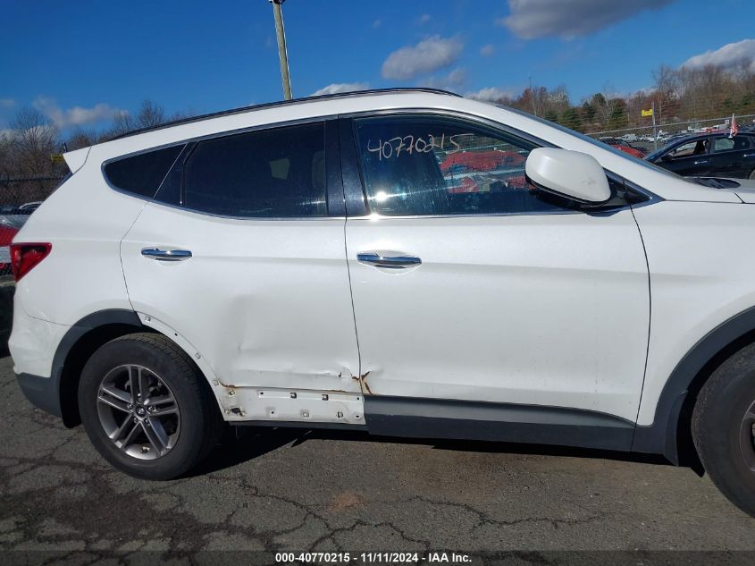 2017 Hyundai Santa Fe Sport 2.4L VIN: 5XYZUDLB8HG437024 Lot: 40770215