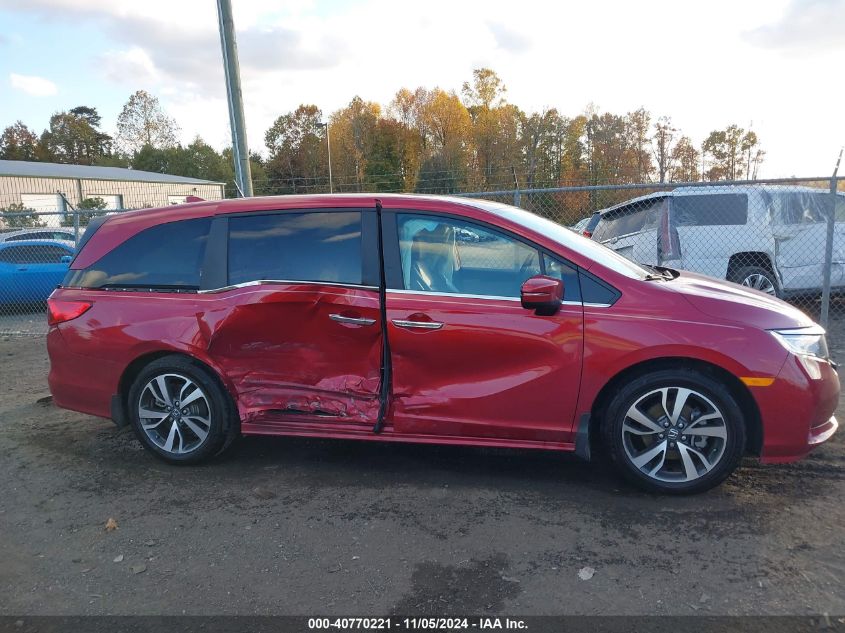 2024 Honda Odyssey Touring VIN: 5FNRL6H81RB029775 Lot: 40770221