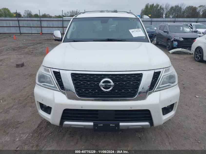 2017 Nissan Armada Platinum VIN: JN8AY2ND2H9005751 Lot: 40770229