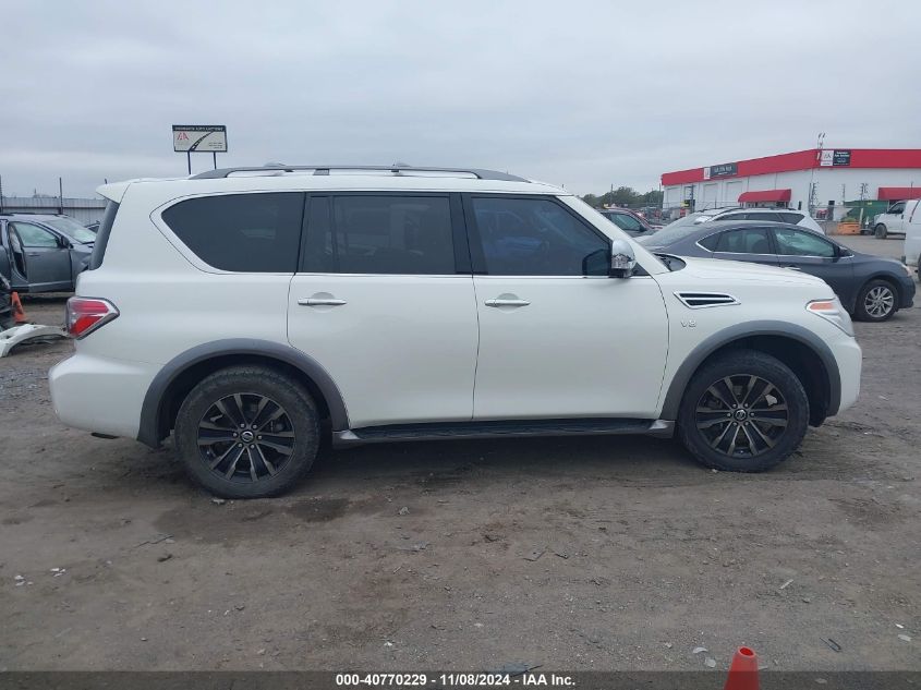 2017 Nissan Armada Platinum VIN: JN8AY2ND2H9005751 Lot: 40770229