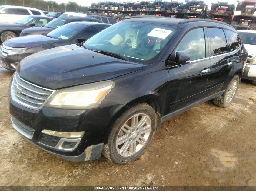 VIN 1GNKRGKD7DJ255761 2013 Chevrolet Traverse, 1LT no.2