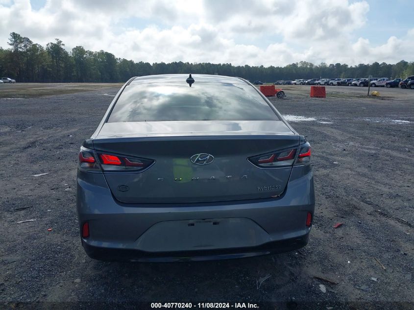 2018 Hyundai Sonata Hybrid Se VIN: KMHE24L32JA079000 Lot: 40770240