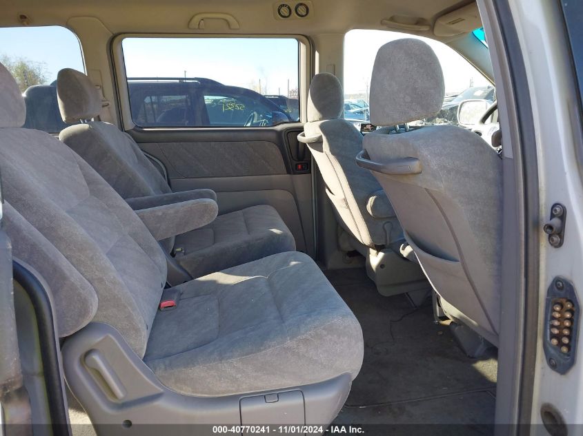 2002 Honda Odyssey Ex VIN: 2HKRL18672H558186 Lot: 40770241