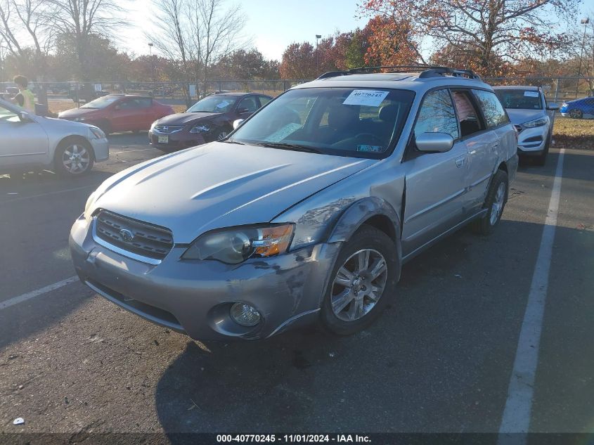 2005 Subaru Outback 2.5I Limited VIN: 4S4BP62C856355660 Lot: 40770245