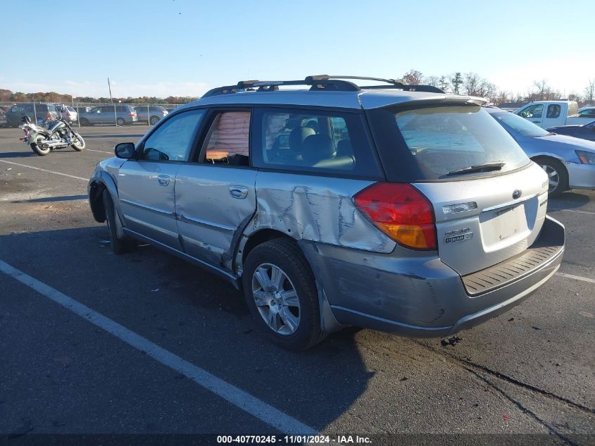 2005 Subaru Outback 2.5I Limited VIN: 4S4BP62C856355660 Lot: 40770245